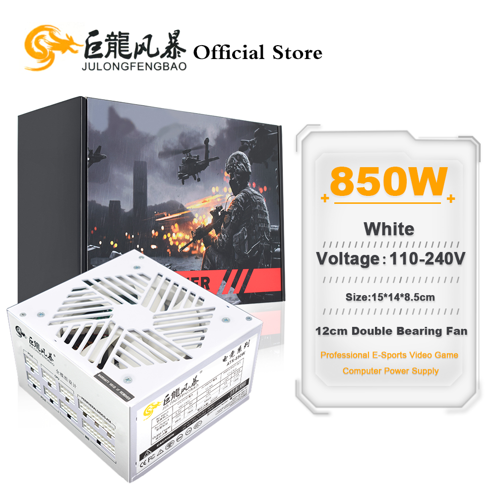 JULONGFENGBAO 110-240V Gioco F - 1000W White Modular Power Supply recensione e prezzo