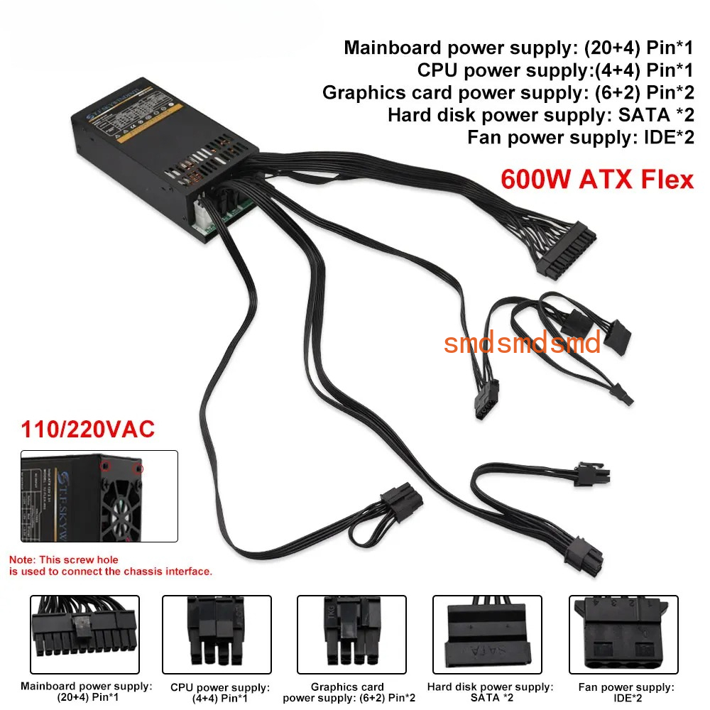 Alimentatore Modulare 600W Pic - Flex Atx Power Supply 600W 1U recensione e prezzo